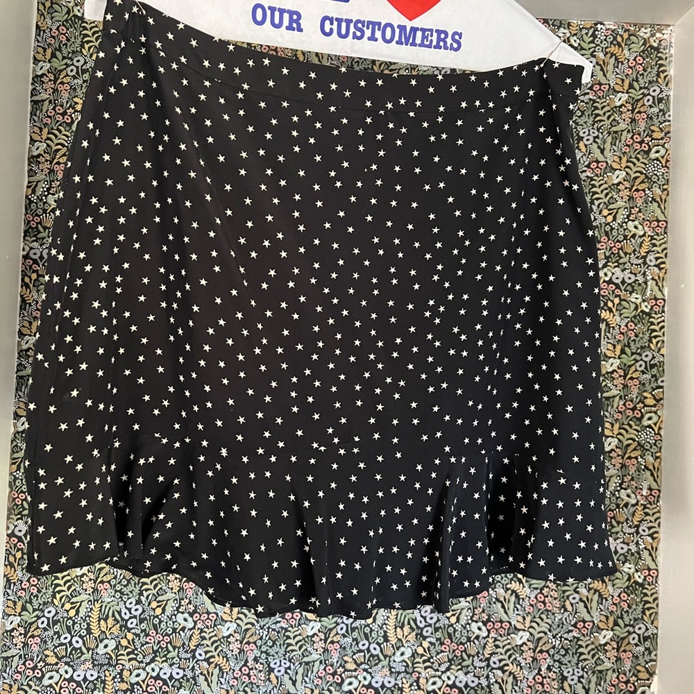 Madewell ruffle star skirt